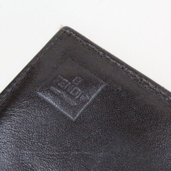 Authentic Fendi Zucca FF Canvas Flap Wallet Gently Used - Picture 8 of 10